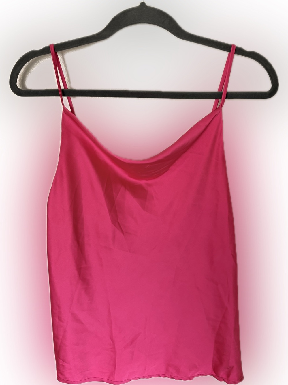 💖 LA MIEL Hot Pink Satin Cami 💖